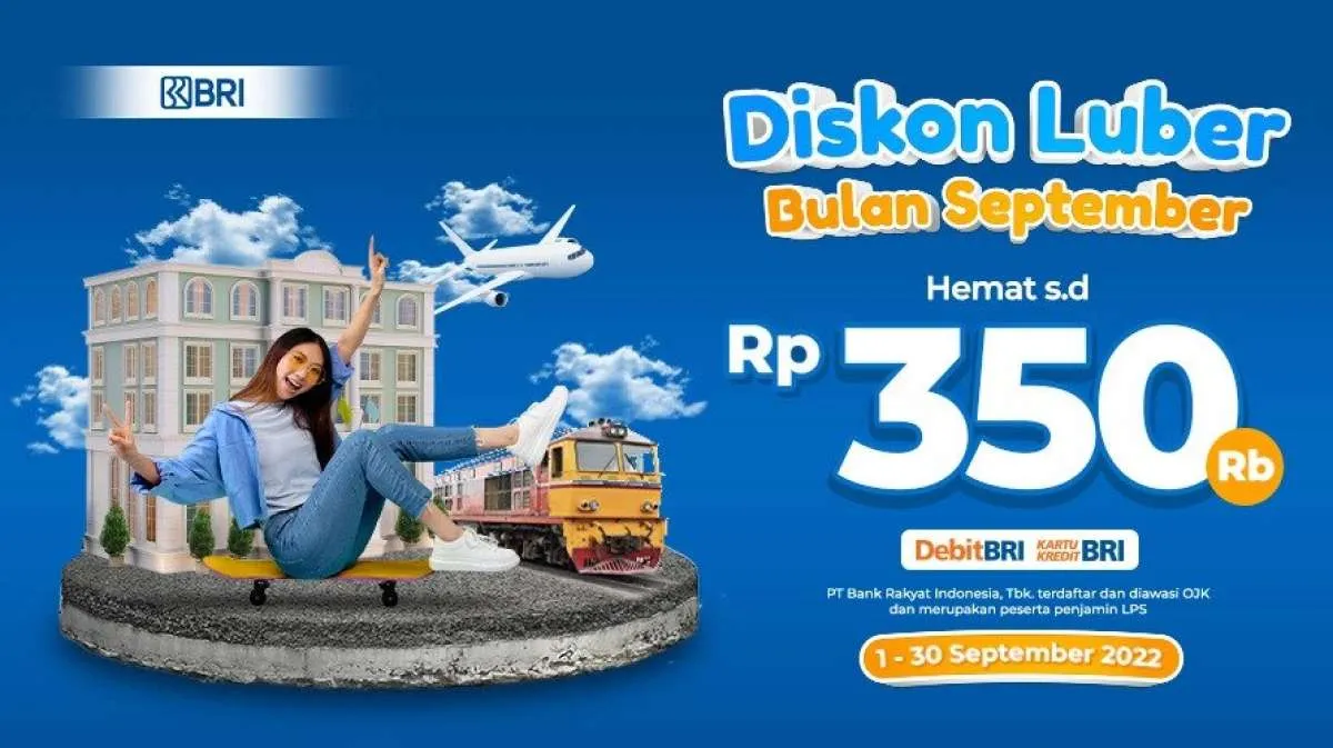 Kartu Debit dan Kredit BRI, Diskon Produk Mister Aladin September hingga Rp 350.000