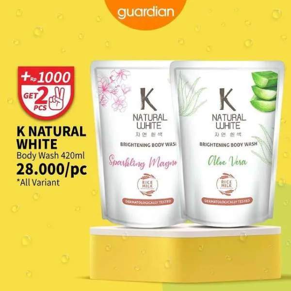 Promo Guardian +1000 Get 2 Pcs Periode s/d 19 Juli 2023