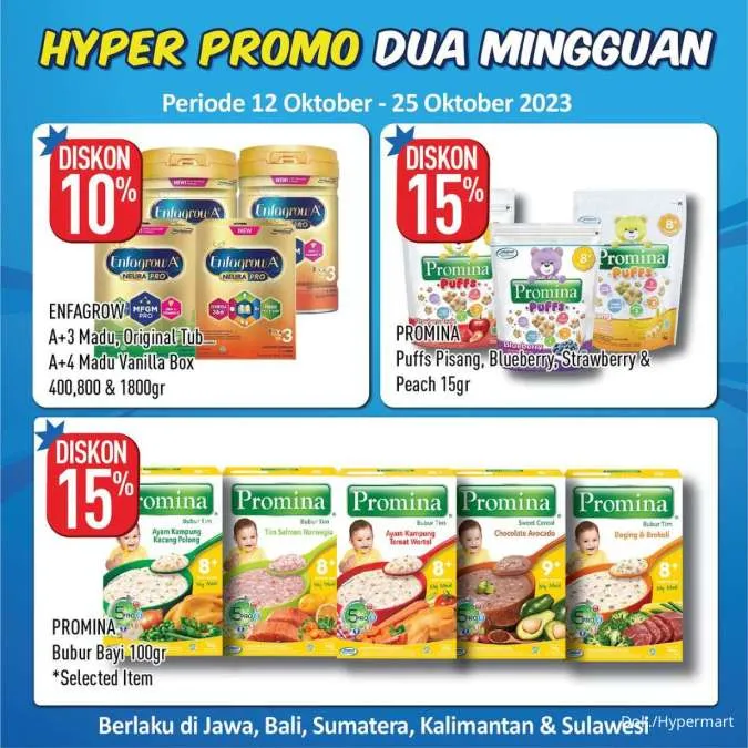 Promo Hypermart Dua Mingguan Periode 12-25 Oktober 2023