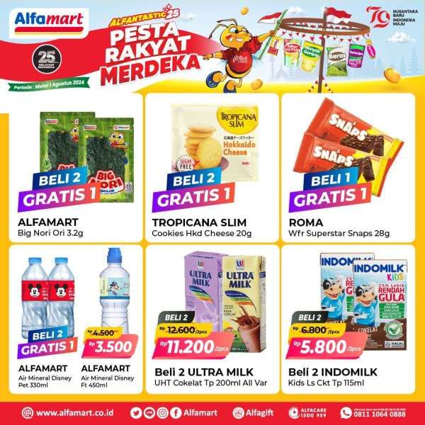 Promo Alfamart Pesta Merdeka Mulai 1 Agustus 2024