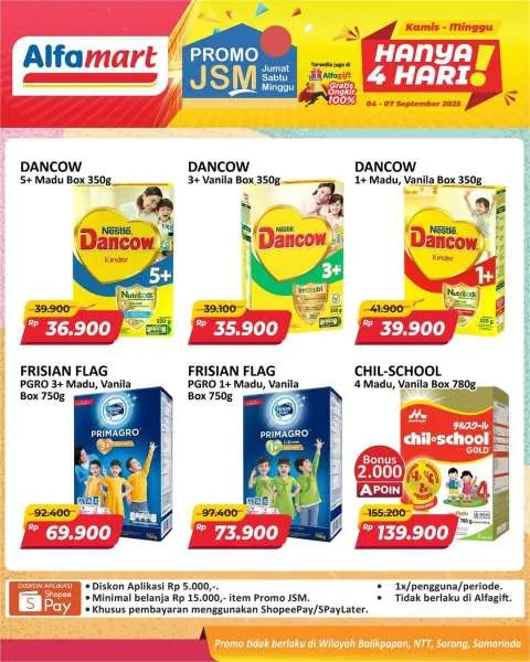Promo JSM Alfamart Periode 4-7 September 2025