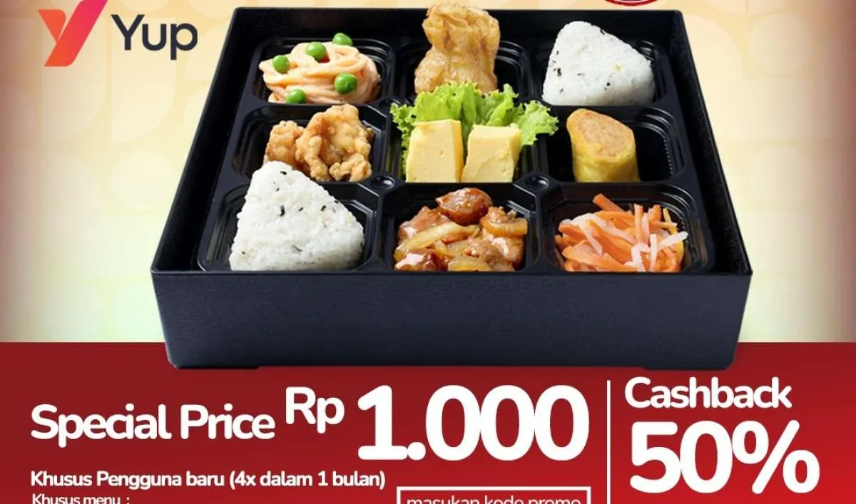 Promo HokBen dengan Yup & Bank Saqu Desember 2025, Ada Harga Spesial Rp 1.000