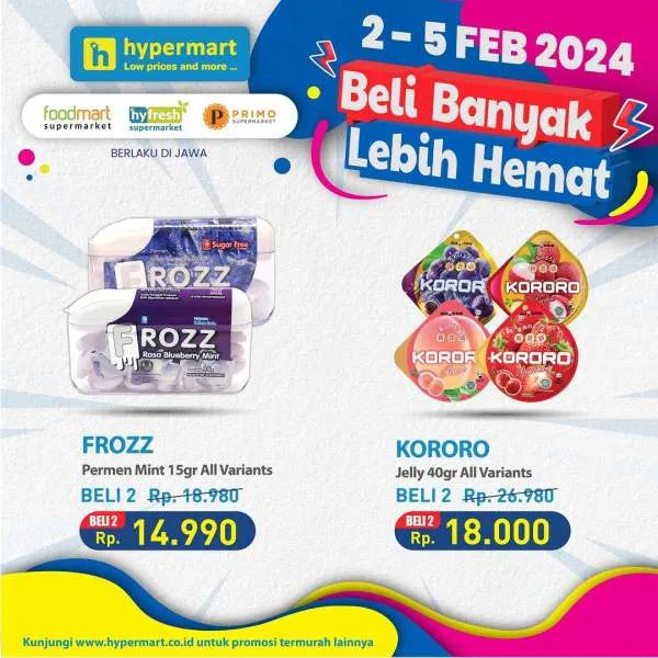 Promo Hypermart Beli Banyak Lebih Hemat Periode 2-5 Februari 2024