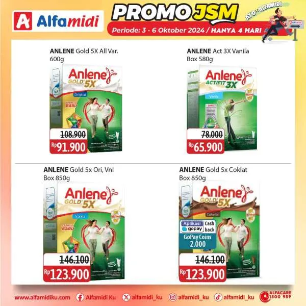 Promo JSM Alfamidi Hanya 4 Hari Periode 3-6 Oktober 2024