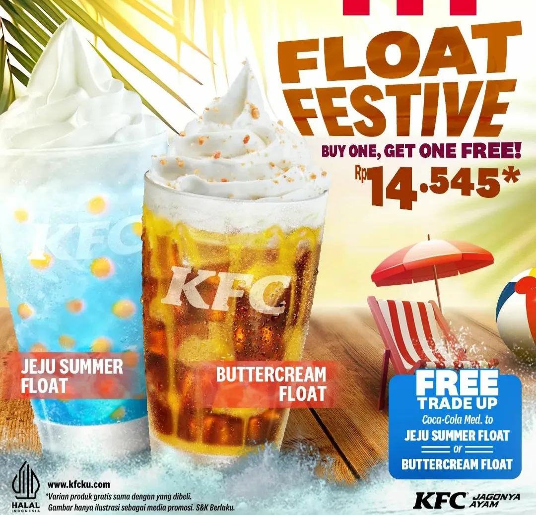 Promo KFC B1G1 Float Festive