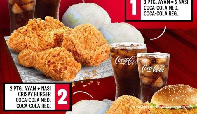 Promo KFC HUT Kota Denpasar 27 Februari 2024, Paket Lengkap Serba Rp 50.000-an