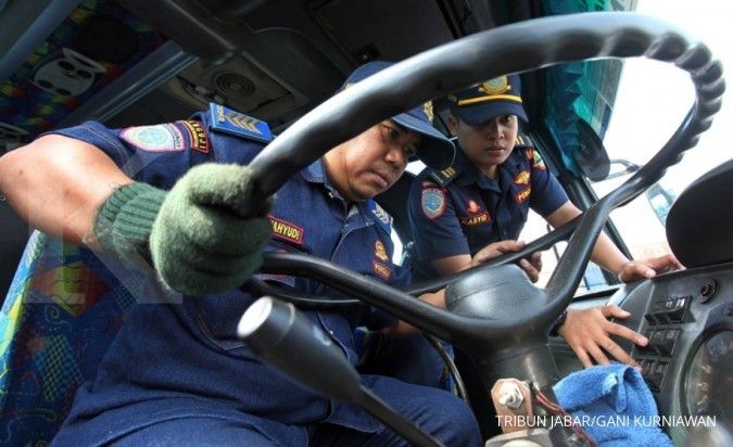 Dari 1.680 bus mudik di Jakarta jalani uji kelaikan, 690 bus tak lolos uji
