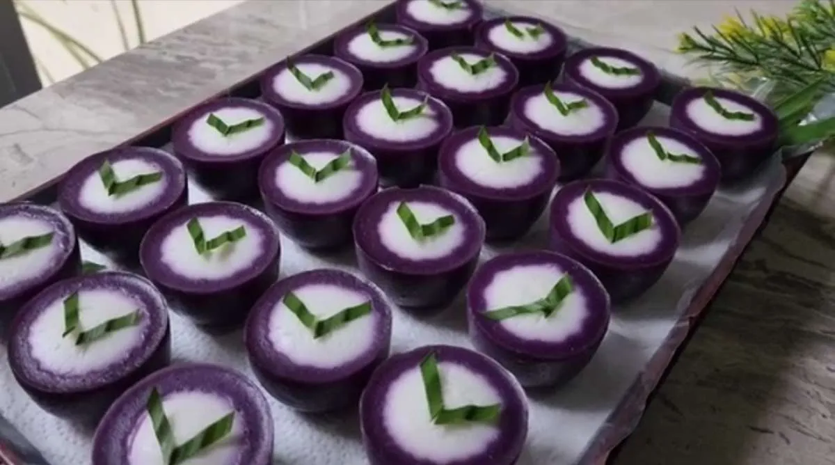 Kue Cantik Rasa Fantastik! Resep Kue Nona Manis Ubi Ungu Lembut, 1 Telur Jadi Puluhan