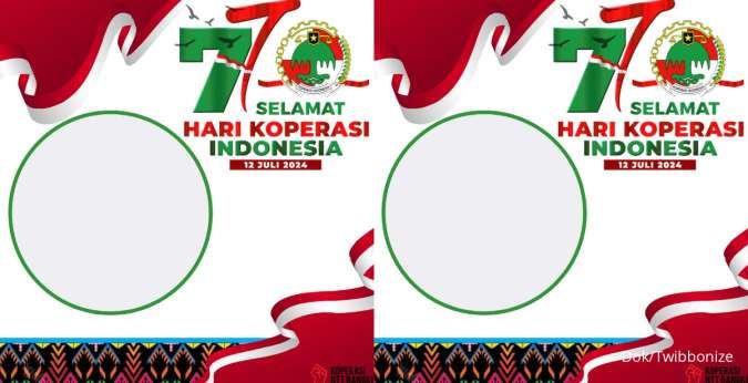 25 Twibbon Hari Koperasi Indonesia 2024 yang Diperingati Setiap 12 Juli 