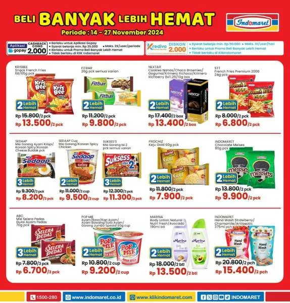 Promo Indomaret Super Hemat Periode 14-27 November 2024