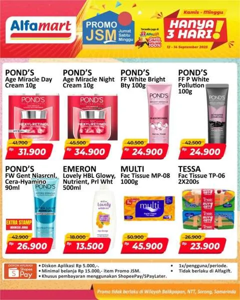 Promo JSM Alfamart Periode 12-14 September 2025
