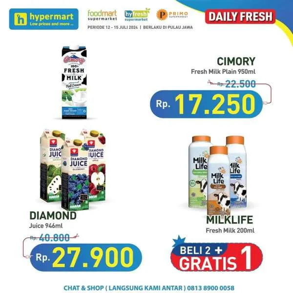 Promo JSM Hypermart Hyper Diskon Weekend Periode 12-15 Juli 2024