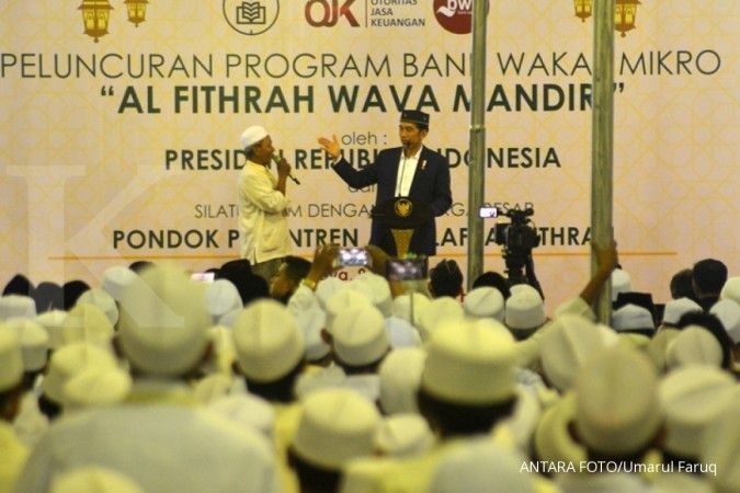 Bertatap muka dengan nasabah Bank Wakaf Mikro, Jokowi gali informasi