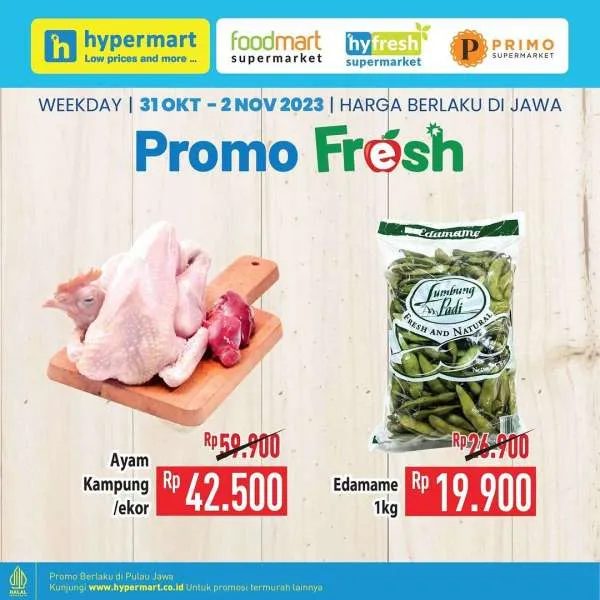 Katalog Promo Hypermart Hyper Diskon Weekday Periode 31 Oktober-2 November 2023