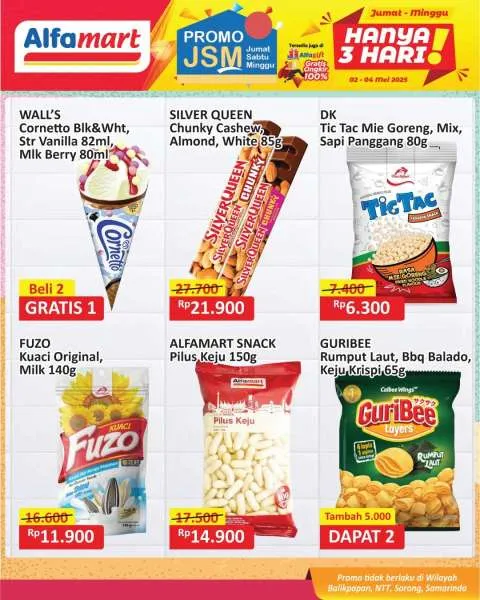 Promo JSM Alfamart Periode 2-4 Mei 2025