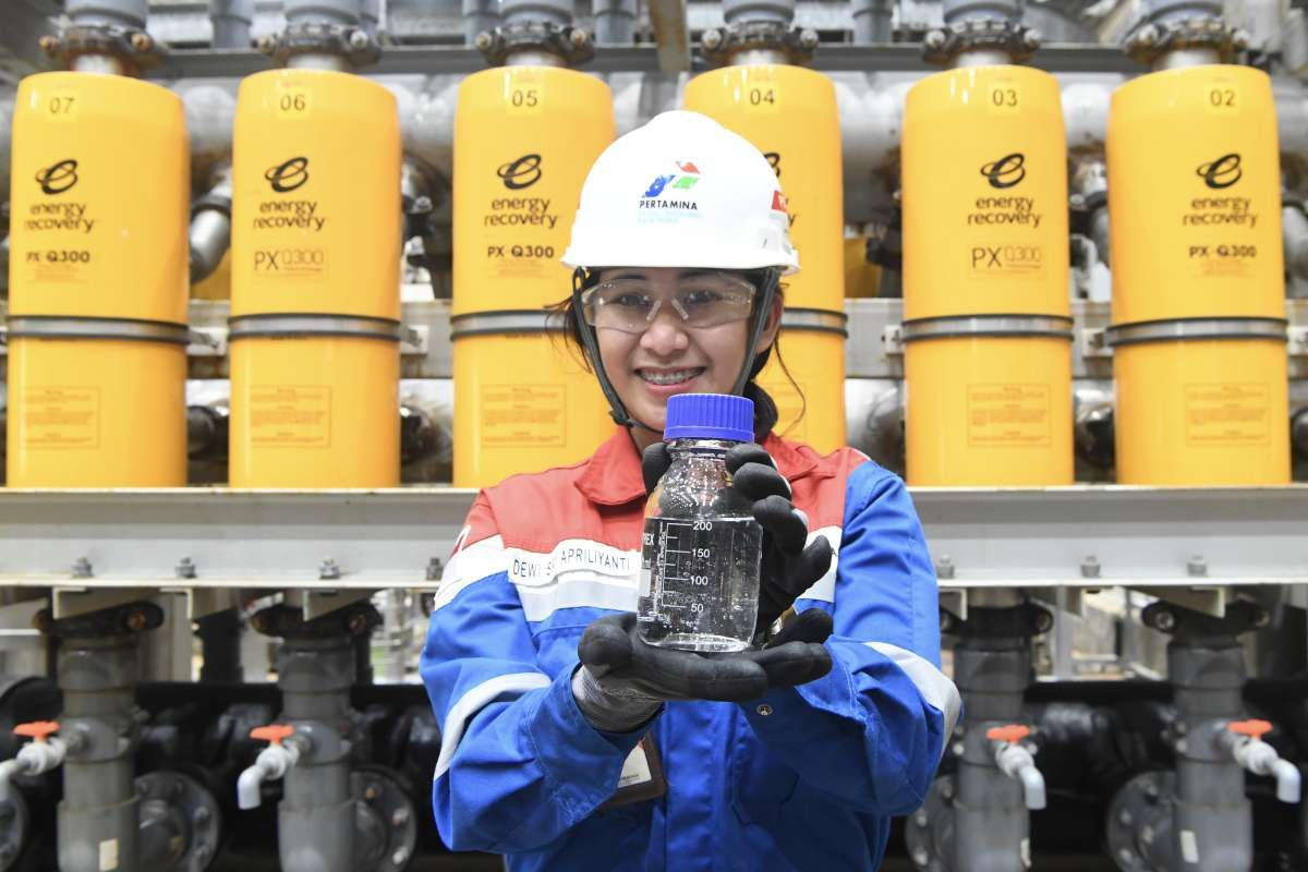 Kilang Pertamina Balikpapan Olah Air Payau Jadi Air Bersih untuk Kebutuhan Operasional