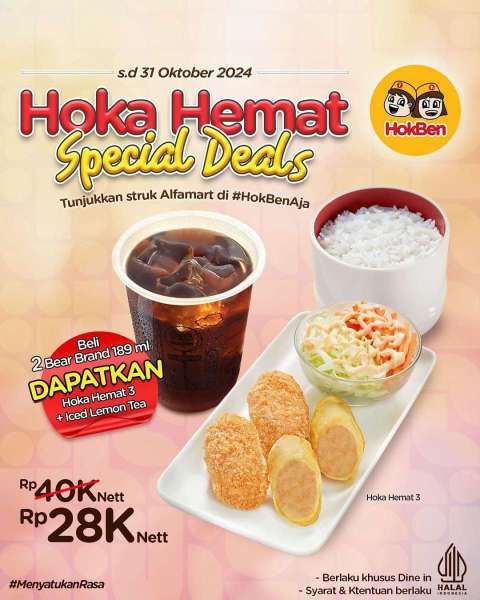 Promo HokBen x Alfamart Sampai 31 Oktober 2024