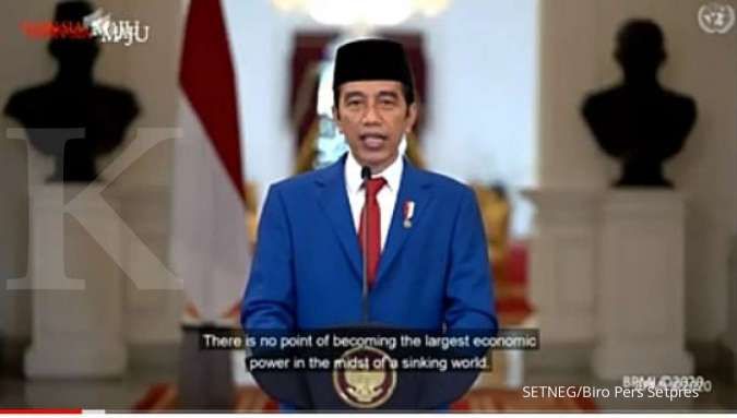 Jokowi ungkap alasan tetap pertahankan UU Cipta Kerja kendati banyak ditentang