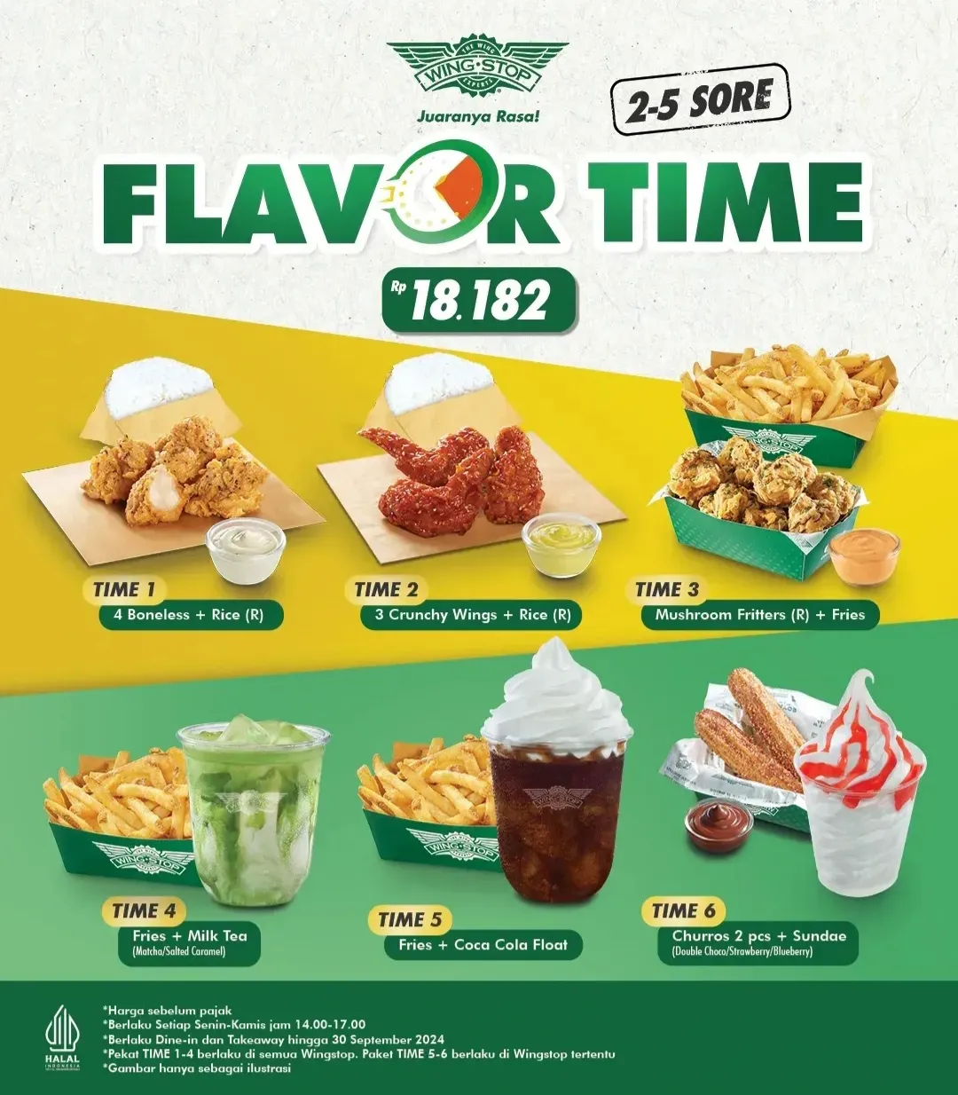 Promo Wingstop Flavor Time
