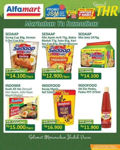 Promo JSM Alfamart Periode 17-23 Maret 2025
