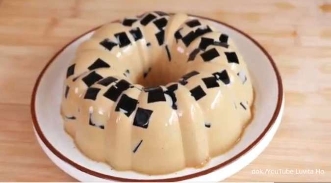Resep Puding Cappucino Cincau yang Lembut dan Kenyal, Sajian Favorit Buka Puasa