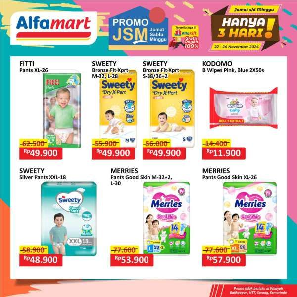 Promo JSM Alfamart Weekend 22-24 November 2024