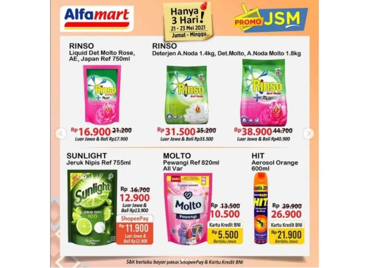  Promo JSM Alfamart 21-23 Mei 2021, diskonan akhir pekan! 