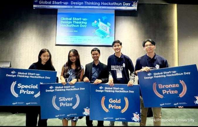 4 Mahasiswa President University Menang di Global Hackathon StartupCompetition Korea 