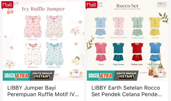 baju bayi Libby