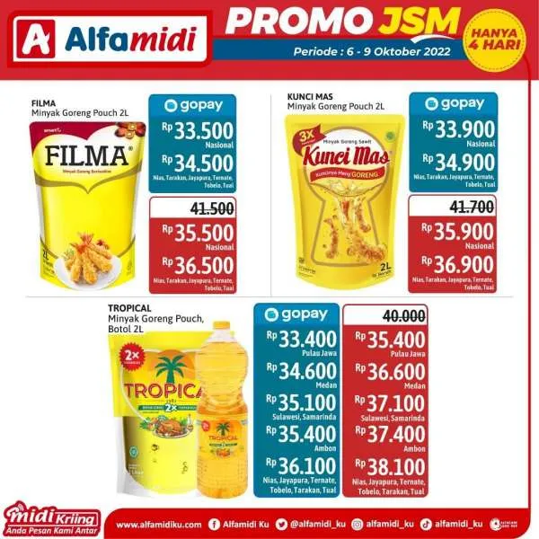 Promo JSM Alfamidi Periode 6-9 Oktober 2022