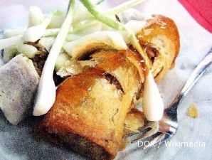 Saat Lebaran, omzet jualan lumpia sangat gurih