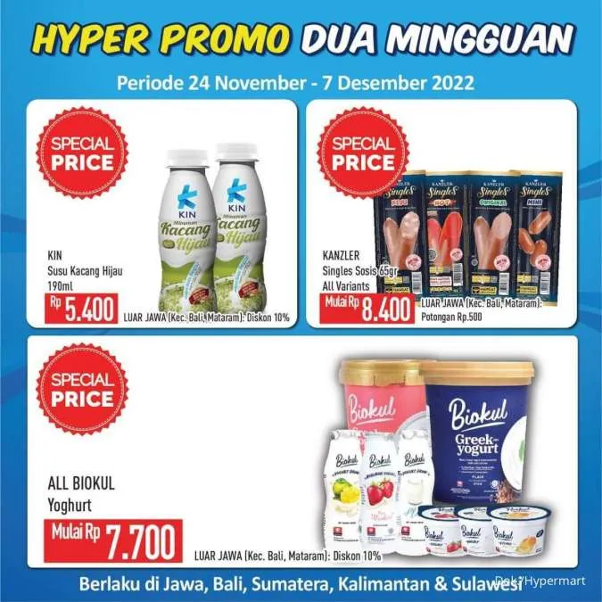 Promo Hypermart Dua Mingguan Periode 24 November-7 Desember 2022