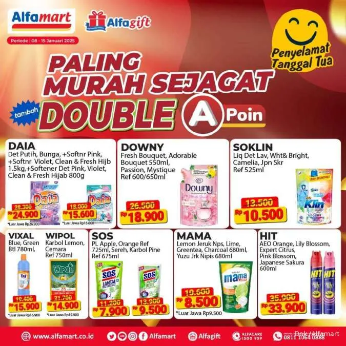 Promo Alfamart Paling Murah Sejagat Periode 8-15 Januari 2025