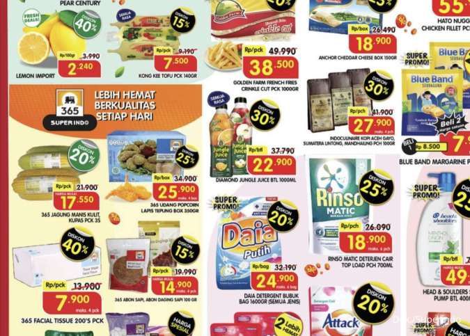 Promo Superindo Weekday Terbaru September, Daia dan Attack Diskon 20% Sampai Besok