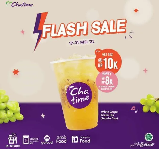 Promo Chatime Terbaru Super Murah Hanya Rp 8.000