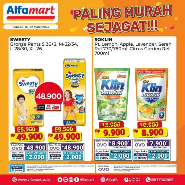 Promo Alfamart Paling Murah Sejagat Periode 16-23 Maret 2024