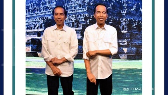 Patung Jokowi di Madame Tussauds berganti baju 