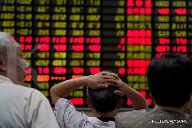 Perang dagang, Bursa China meriang