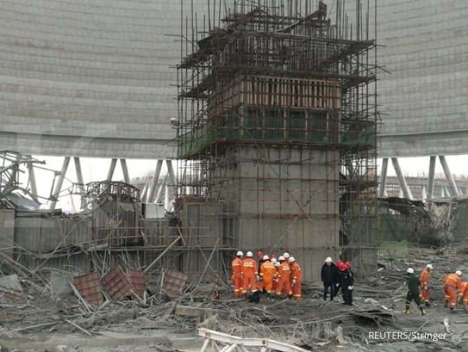 Bangunan runtuh di China, 40 orang tewas 