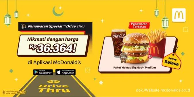 Promo McD Spesial Drive Thru