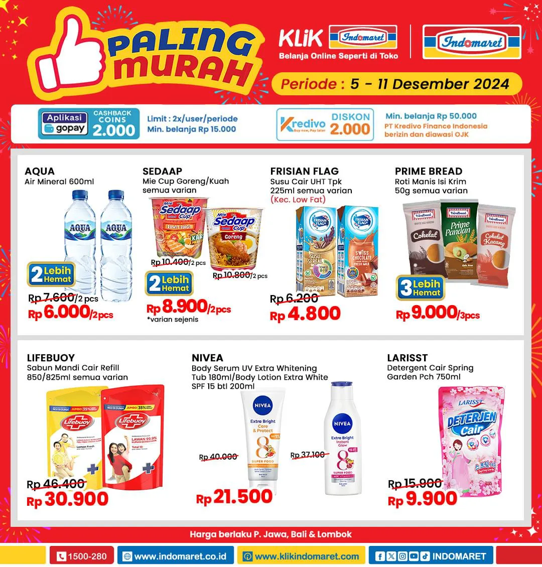 Promo Indomaret 5-11 Desember 2024 Spesial Paling Murah