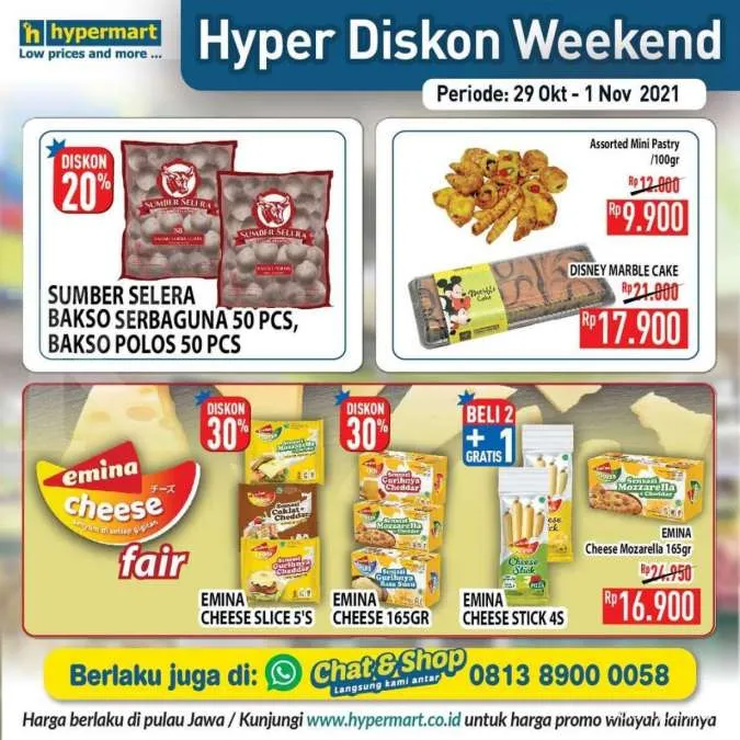 Promo Hypermart Hyper Diskon Weekday 29 Oktober-1 November 2021