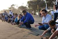 Fasilitas Baru Perkuat Konservasi Penyu di Pantai Goa Cemara, Bantul, DIY