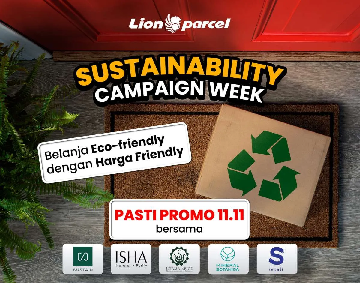  Lion Parcel Gelar Program Sustainability Week Campaign di Harbolnas 11.11 
