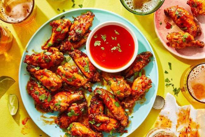 Resep Chicken Wings Korea Pakai Bumbu Lemon Pepper Sauce dan Spicy Sauce