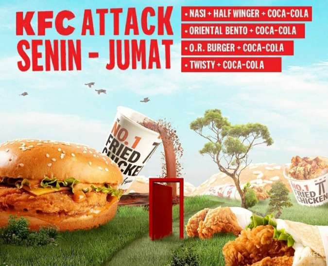 Promo KFC September 2022, Ganjal Perutmu dengan KFC Attack yang Pas di Kantong
