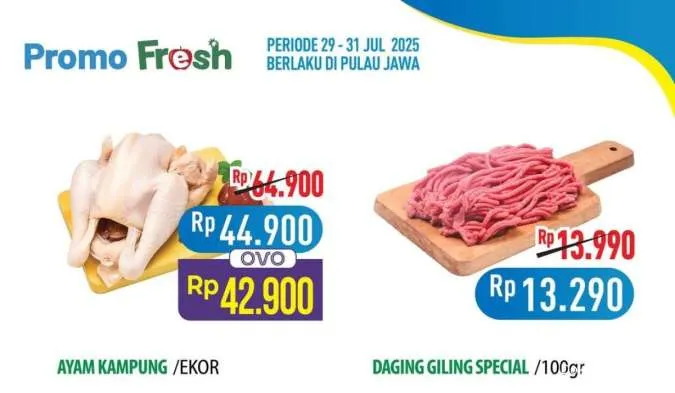 Promo Hypermart Weekday 29-31 Juli 2025, Ayam Kampung Diskon hingga Rp 22.000