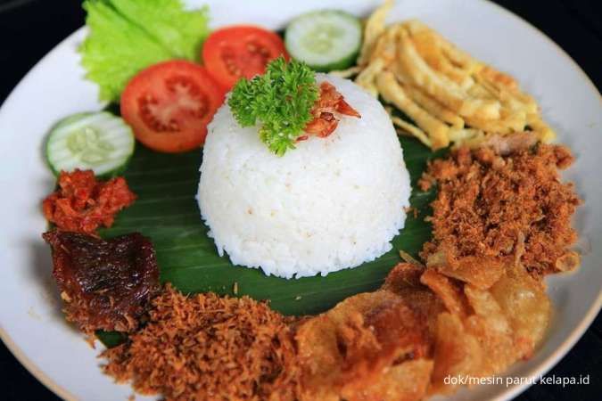 Resep Masakan Nusantara Nasi Langgi Komplit yang Wangi dan Pulen