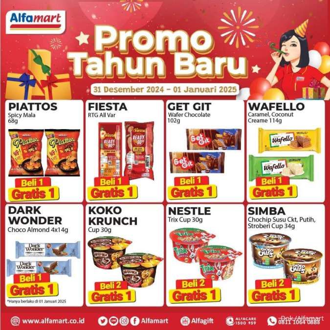 Promo Alfamart Tahun Baru 31 Desember 2024-1 Januari 2025