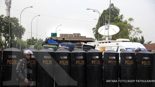 Polisi jaga ketat 10 titik pintu masuk Jakarta